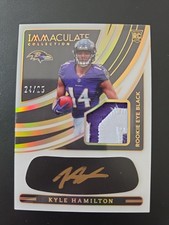2022 Kyle Hamilton Immaculate Black Eye RPA /25 🔥🔥🔥🔥🔥