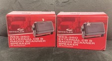 Whistler WES-350 External CB Radio Scanner Speaker Lot Of 2