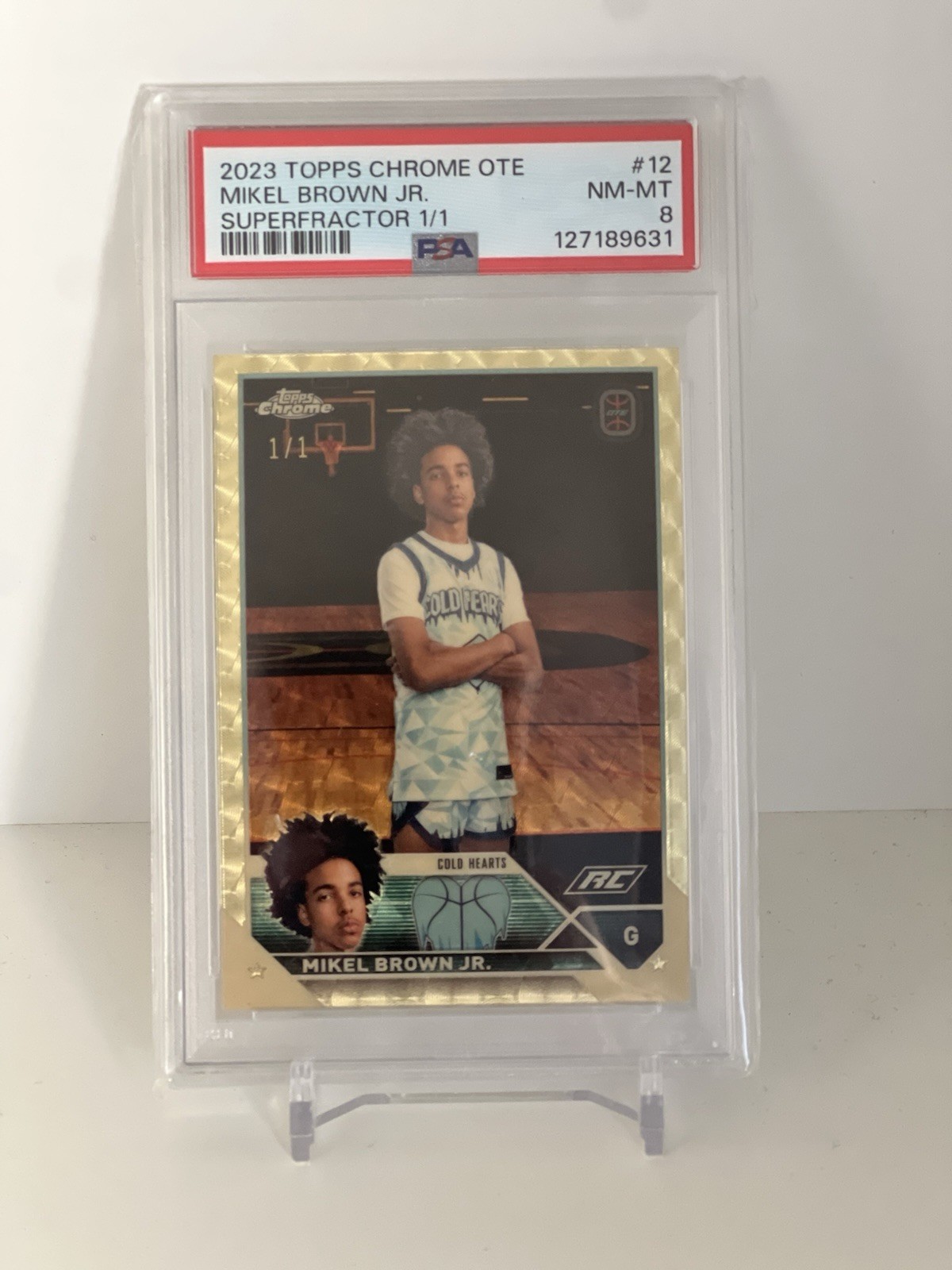 Mikel Brown Jr. Superfractor 1/1 RC