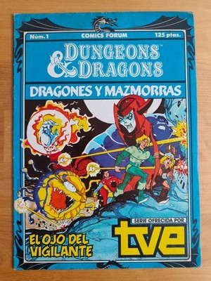 FIRST APP IN COMICS IN THE WORLD! 1985 Dungeons & Dragons #1 Spain RARE & SCARCE