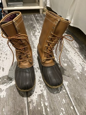 L.L. Bean Mens 11” Bean Boots Size 8 Medium Width Gore-Tex 