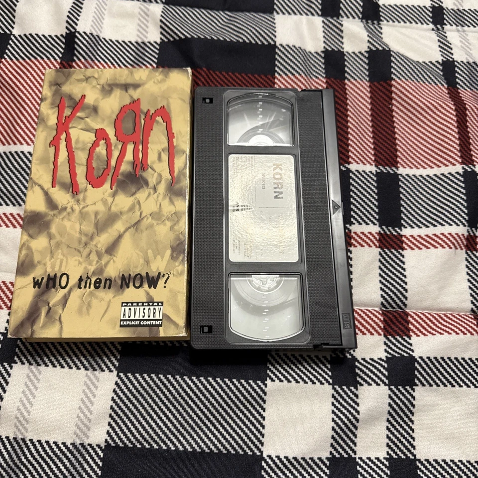 Korn - Who Then Now VHS 1997 w/ Parental Advisory Explicit Content Warning V4 - Image 4 of 4
