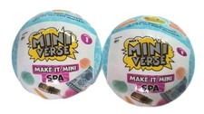 Lot of 2 - MGA's Miniverse Make It Mini Spa Series 1 Mystery Blind Box Toy New