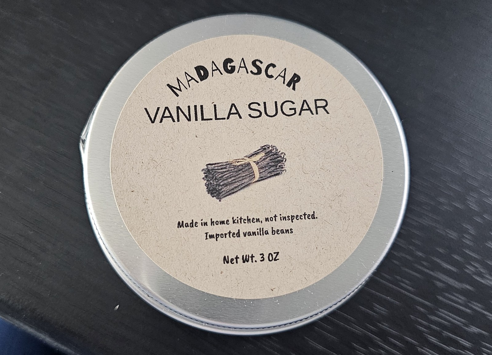 Vanilla Sugar, Madagascar Vanilla beans, Coffee, tea sweetener