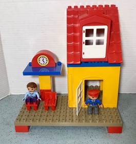 2013 LEGO DUPLO TRAINS ADD-ON SET# 3778-TRAIN STATION 49Pcs FREESTYLE NO BOX