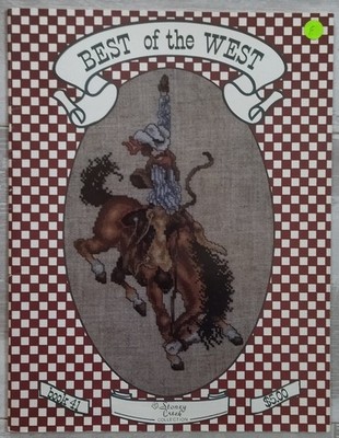 Kreuzstichmuster verschiedene Cowboy Themen Muster