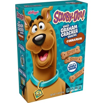 Kellogg's Cinnamon Baked Graham Cracker Sticks Scooby Snacks, 11 oz