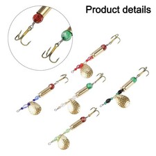 Pike Fishing Fishing Wobblers 360?? Rotating Sequin Copper Pendant Weight