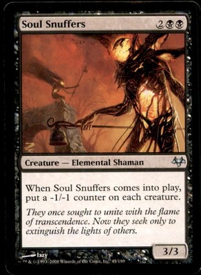 Soul Snuffers LP Light Play Eventide MTG [9097]