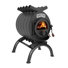 Werkstattofen Bruno Pyro III 19 kW Kaminofen Untergestell Rondo schwarz Stahl A