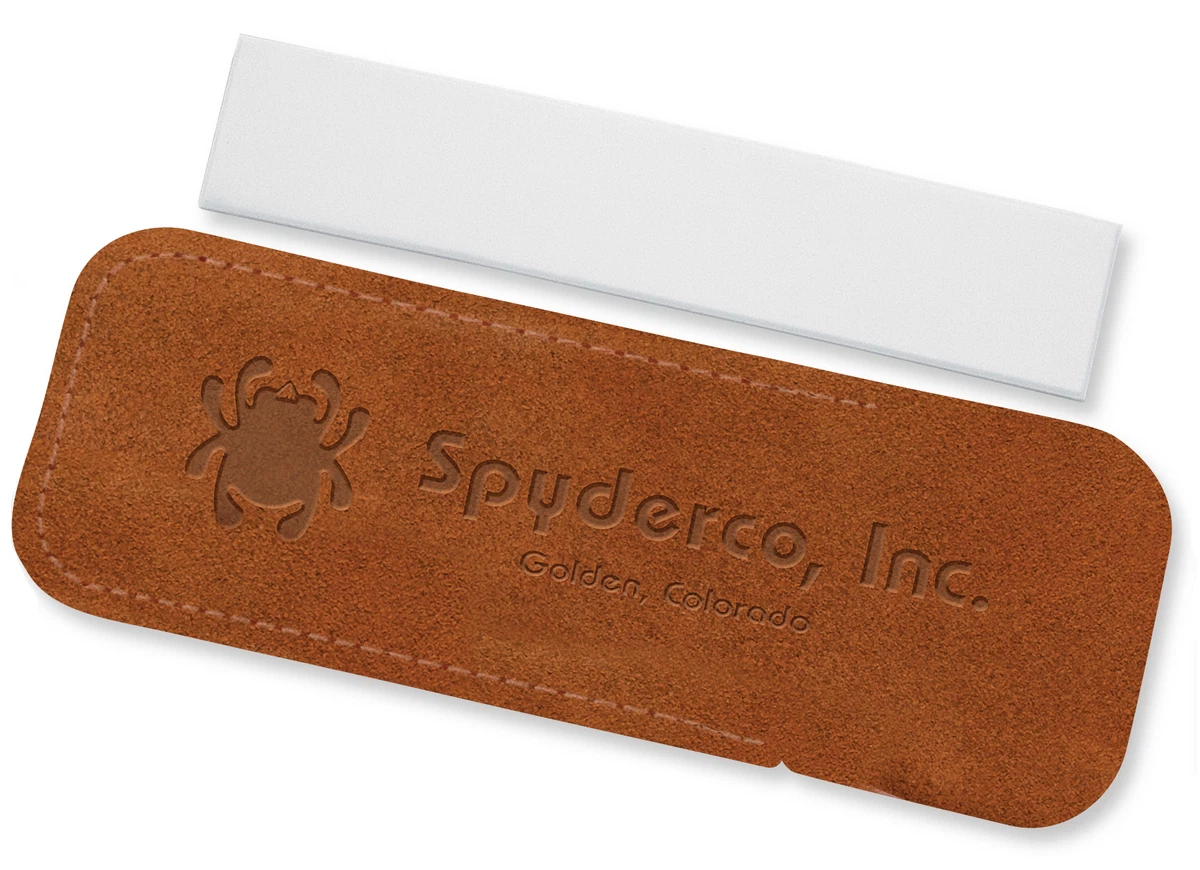 Spyderco Pocket Stone Fine Grit White Ceramic Lightweight Knife Sharpener 303F