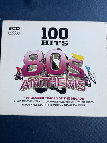 100 HITS 80s ANTHEMS Used Eighties Compilation CD Pop Rock Soul Electro Rap R+B
