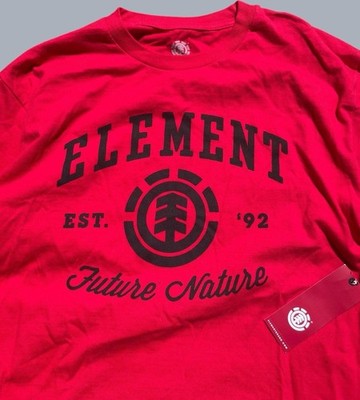 Element Red Long Sleeve Shirt Size XL New With Tags Skate Streetwear Tee
