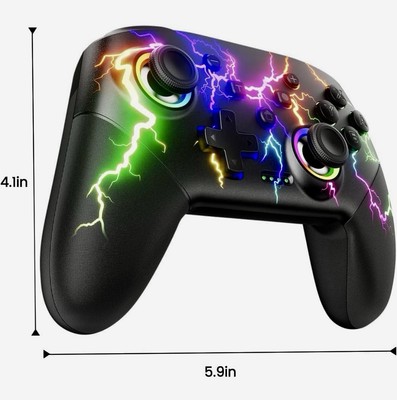 RGB EdgeMaster Wireless Game Controller for Nintendo Switch & more - NEW UNUSED