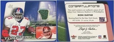 Ron Dayne 2001 E-x Turf Team - CASE HIT SSP! - 1:240 packs! WOW!