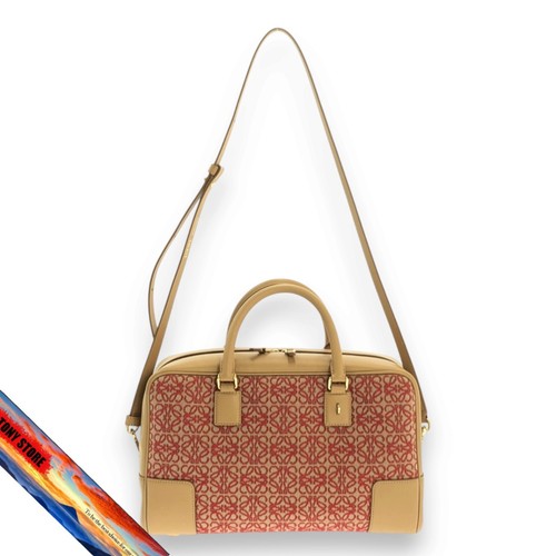 LOEWE Amazona 28 Anagram Jacquard 2Way Shoulder Bag beige used