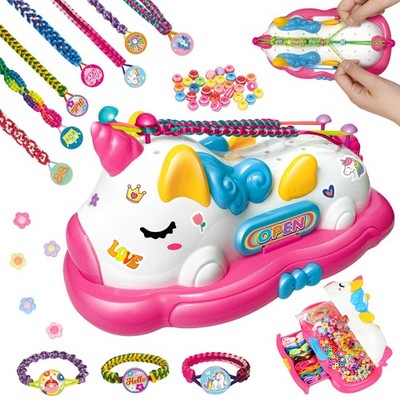 YOTOY Einhorn Freundschaft Armband Herstellung Kit Mädchen Zum Selbermachen Schmuck Geschenk Alter 6+