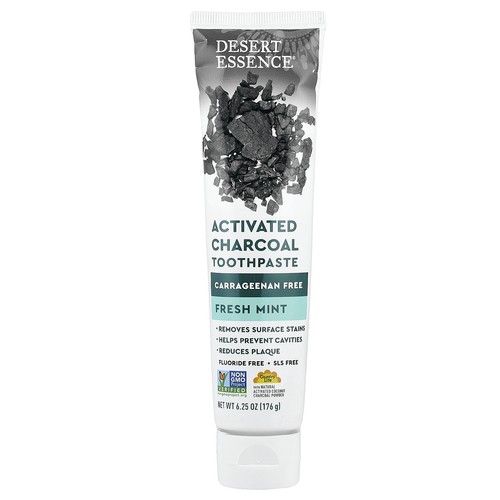 Activated Charcoal Toothpaste, Fresh Mint, 6.25 oz (176 g)