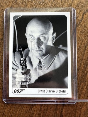 2007 Rittenhouse The Complete James Bond #42 Ernst Starvo Blofeld NM-Mint