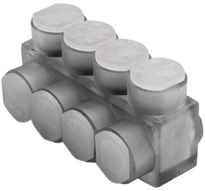 Burndy BIBD-600-4MT aislado 4 puertos 4-600 Foto 2 de 2