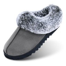 Womens Slippers with Memory Foam,Winter House Slippers for Women with Warm Fa...
