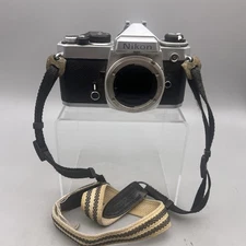 NIKON FE Chrome SLR 35mm Film Camera Body Only I11