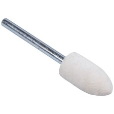 12 Pcs Utensile Per Lucidatura 8.5mm Felt 3mm Stelo M6W81629
