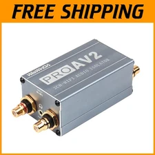 2Ch HiFi Stereo RCA Noise Filter Hum Eliminator