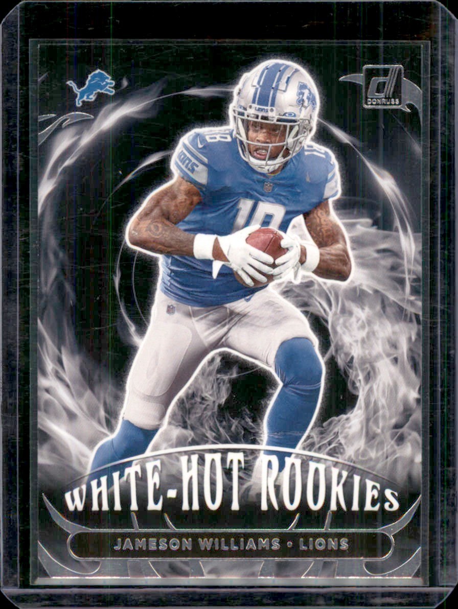 2022 Donruss White Hot Rookies Jameson Williams