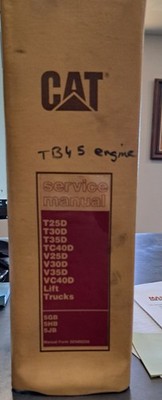 Complete OEM shop service manual T25d 30d 35d tc40d v25d 30d 35d vc40d Lift truc