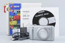 Olympus Stylus VR-370 Silver 16.0 MP Digital Camera w/ Box [Very Good]