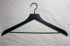 Wood Suit Hangers - Black - 20 Pieces