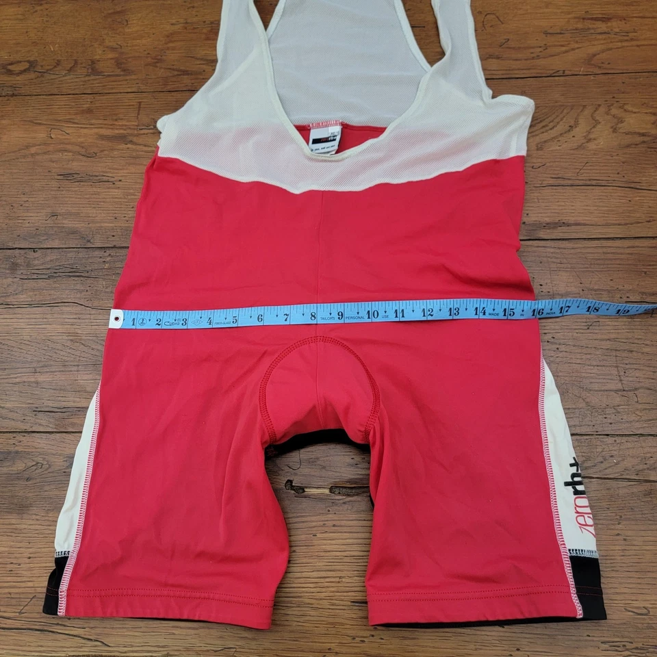 Culotte con tirantes de ciclismo Zerorh+ XL para hombre Italia 7" 16" (7/10) vintage Foto 3 de 4