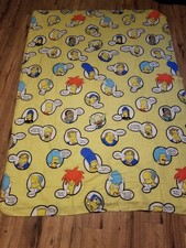Rare The Simpsons Comforter blanket  Matt Groening FOX