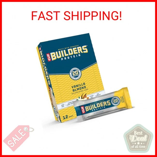 Barritas Proteicas CLIF BUILDERS - Sabor Vainilla Almendra - 20g Proteína Vegetal - G Foto 2 de 2