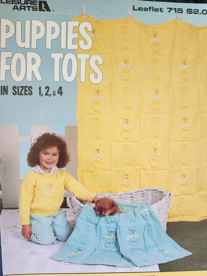 Lot of 3 Leisure Arts 684 OWLS & BUNNIES Sweaters Plus Animal Afghans 715 & 740 - Image 3 of 4