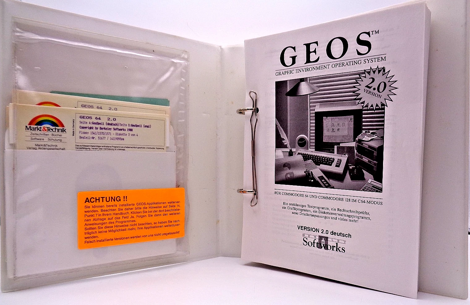 Additional photo for Commodore 64/128 - GEOS Version 2.0 Software