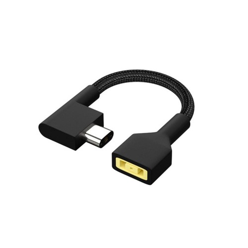 DC Square Female-3 Pin Plug Converter Laptop Charging Cable For Razer Blade 15 - Photo 6/10