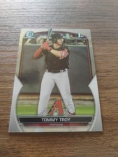 2023 Bowman Chrome 1st Tommy Troy Rookie Card. rookie card picture