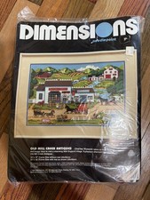 Kit de punta de aguja Dimensiones "Antigüedades Old Mill Creek" #2394 Nuevo sellado