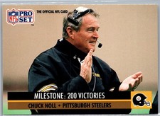 1991 Pro Set #23 Chuck Noll Pittsburgh Steelers