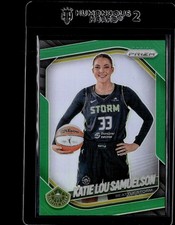 2025 Panini Prizm WNBA Green Prizms #82 Katie Lou Samuelson