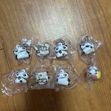 Panda Mascot Keychain 8-Piece Set C: Type Keychain NWT