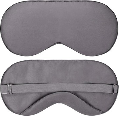 Sleep Mask - Dark Gray, 100% Viscose Derived from Bamboo - Lightweight Eye Mask 