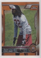 2015 Topps Chrome Rookies Orange Refractor Jalen Collins #162 y0i