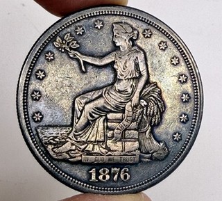 1876 S Silver Trade Dollar VF 97362