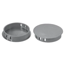 20Pcs 2" Hole Plugs, Nylon Hole Plugs Circular Hole Plug Cover, Dark Grey