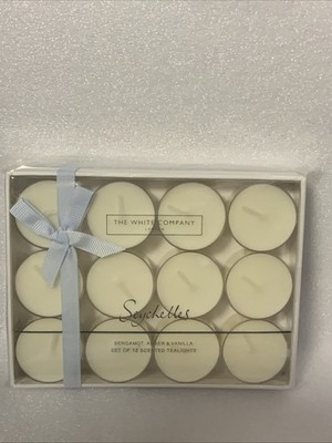 The White Company Seychelles Duftteelichter 12er Set NEU & Versiegelt