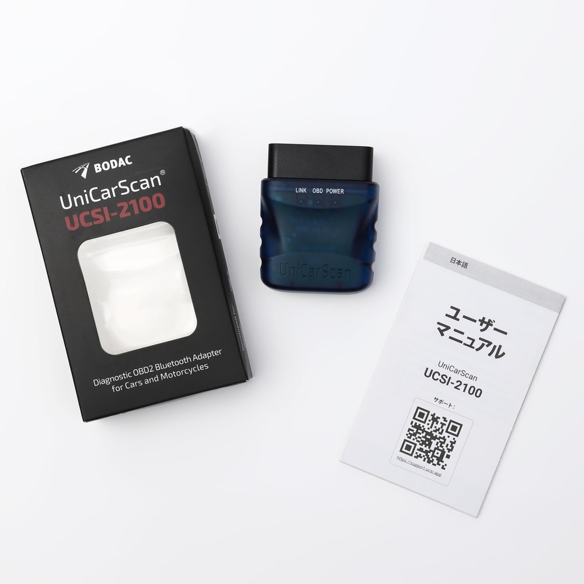 OBD2 Scanner UCSI-2100 Bluetooth 4.0 for BimmerCode & MotoScan iOS