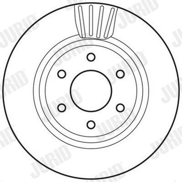 2X Bremsscheibe Coat+ Jurid 562813JC Jc Schachtel FüR Nissan Navara NP300 D40 3-image